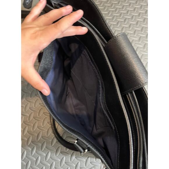 TUMI Sinclair Tegan Black Saffiano Leather Business Tote Shoulder‎ Bag #79385D - Picture 12 of 14